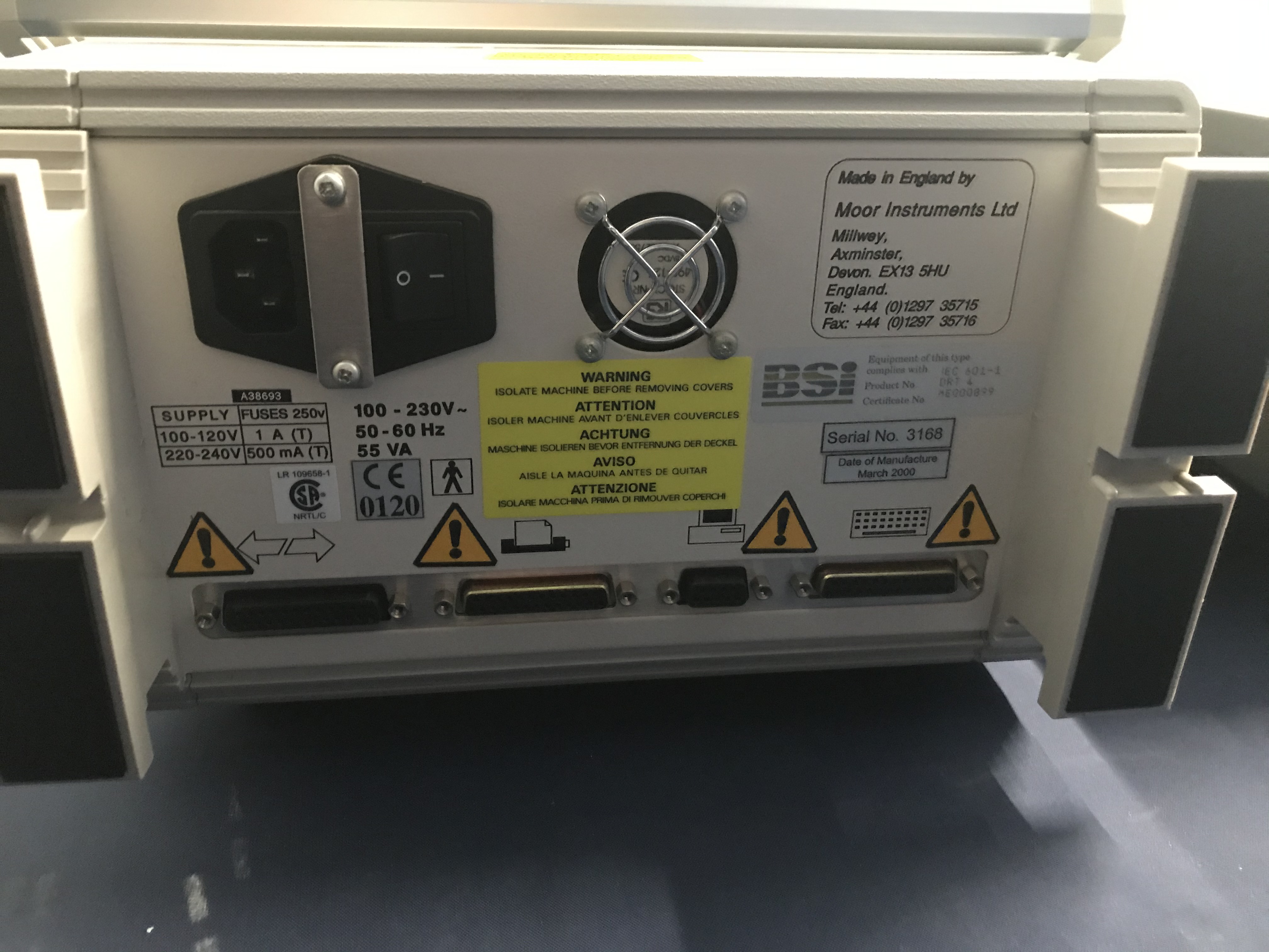 MoorInstruments/DRT4/ レーザードップラー血流計 | 中古機器